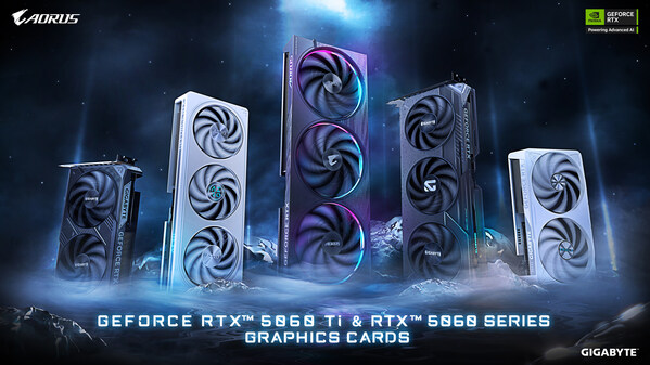 技嘉正式推出 RTX™ 5060 Ti 和 5060 顯示卡，先進散熱方案提升遊戲與 AI 體驗