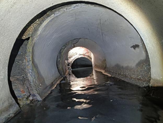 左營區蓮潭路龍虎塔前雨水下水道 9/1進場施工維持人行道及機車通行