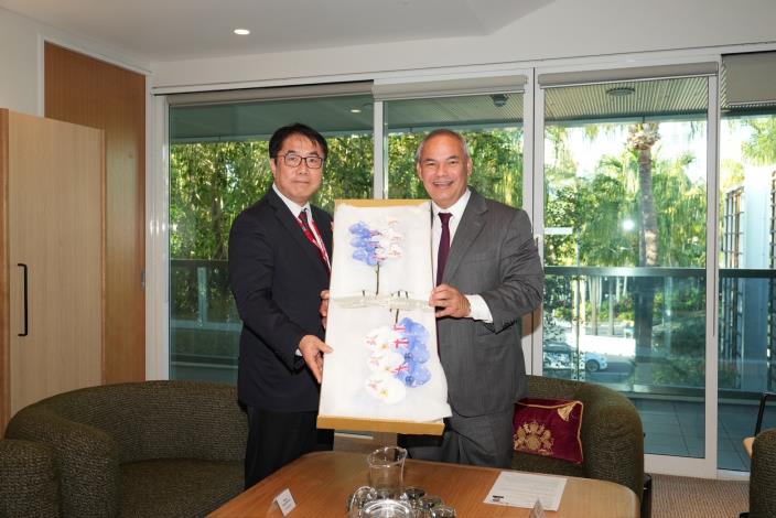 澳洲黃金海岸市泰特市長喜迎黃偉哲首次回訪 大讚台南是適合帶家人渡假的好地方