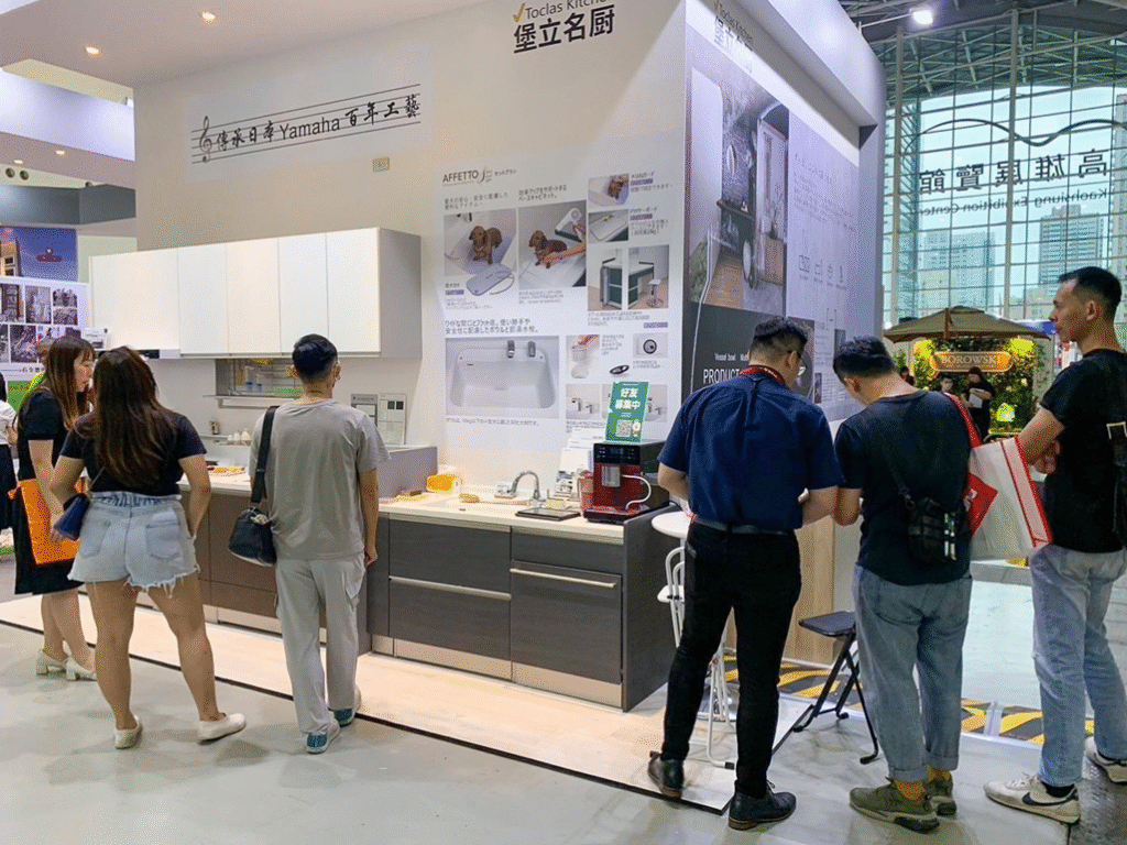 堡立名廚2024年參與高雄國際建材展活動照。圖堡立名廚提供