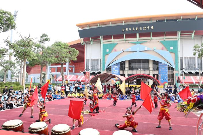 南市國中小傳藝比賽228隊齊聚競技  黃偉哲：以創新延續傳統藝陣……