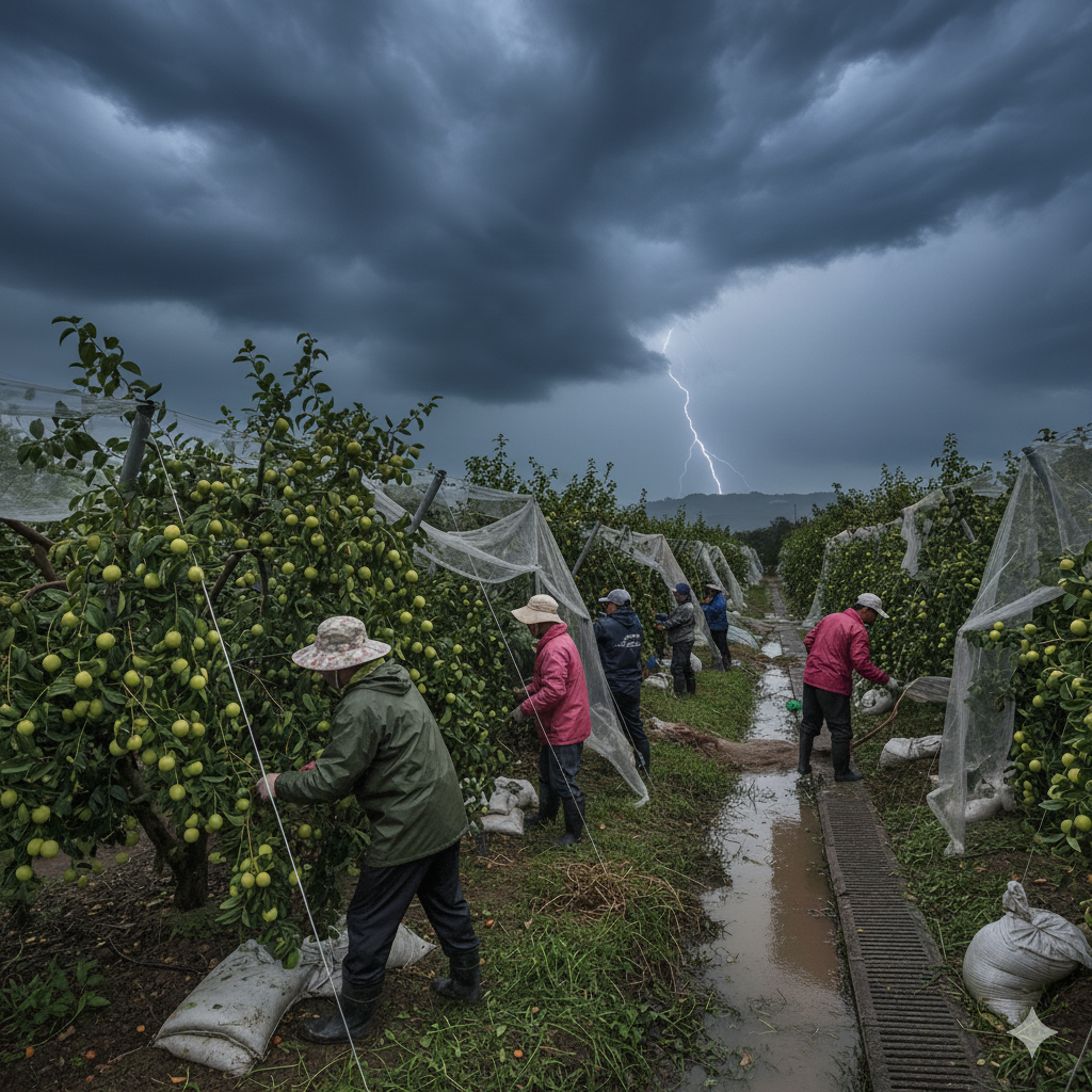 六大措施」不只救水果，更是救「年終獎金」：從棗子防颱，看南台……