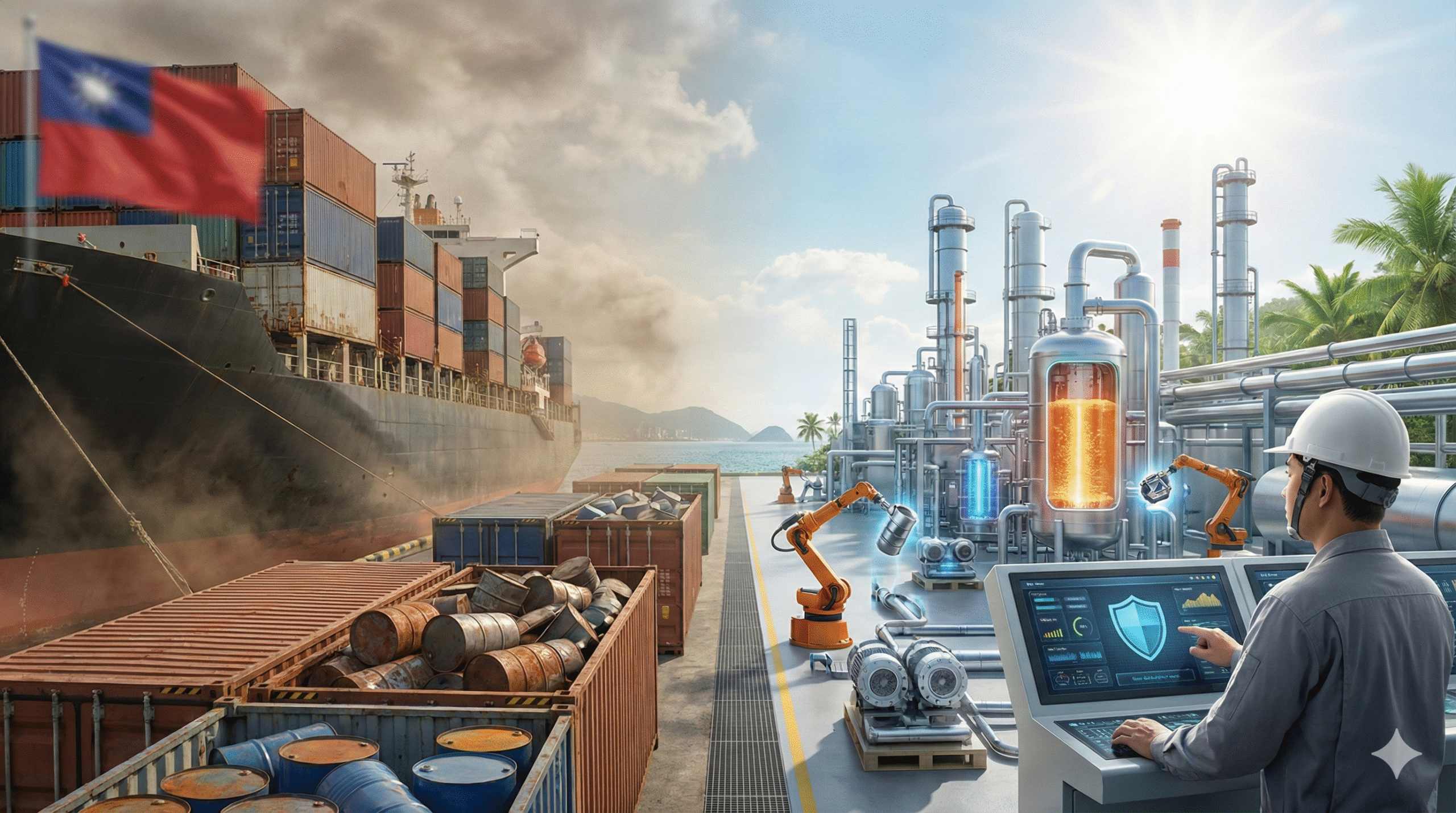 中國「內傷」的連鎖效應：南台灣石化、鋼鐵業如何防禦「通縮輸出」的低價傾銷潮？