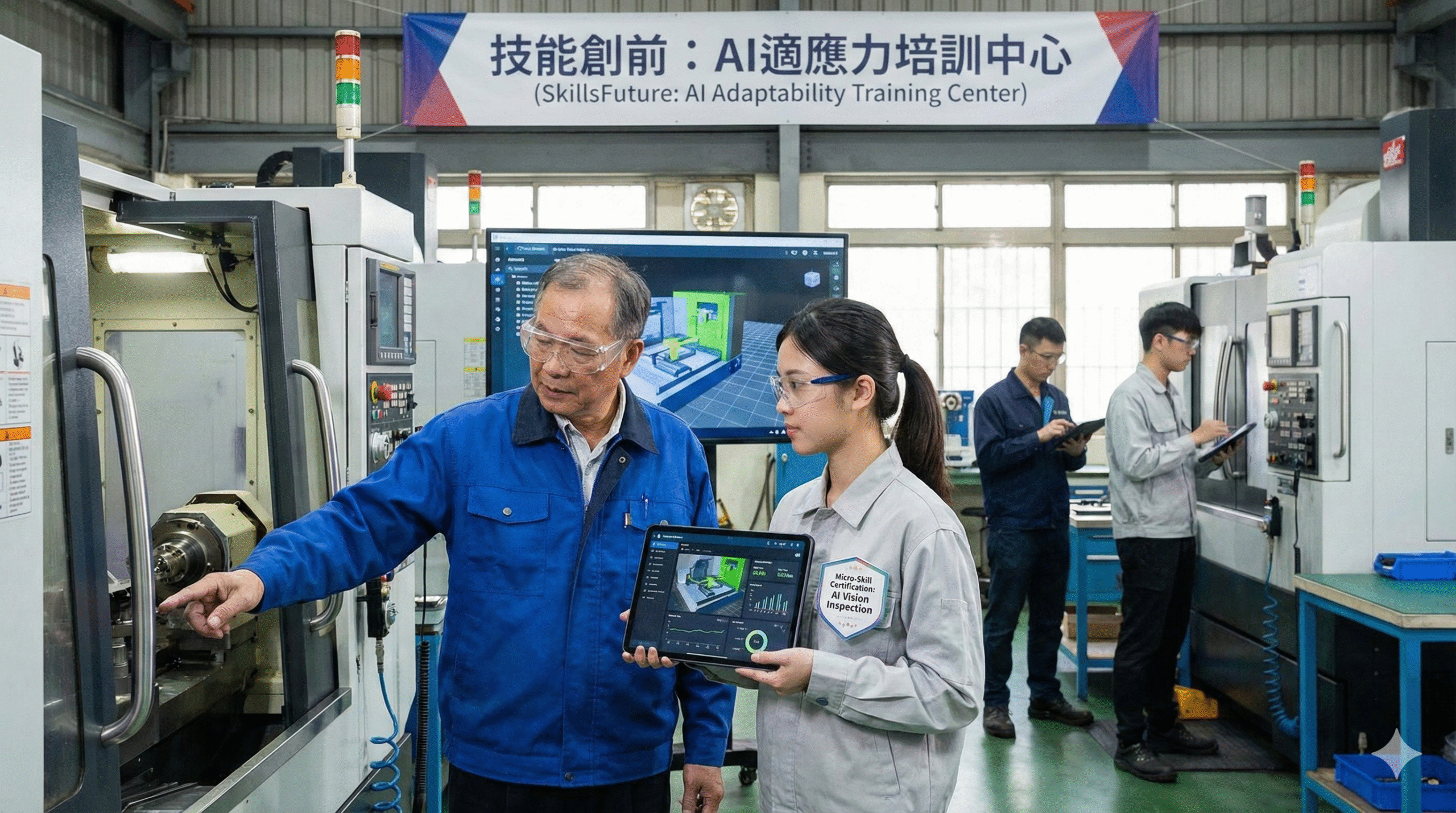 不只看學歷，更看「AI適應力」：南台灣製造業如何建立類似新加坡……