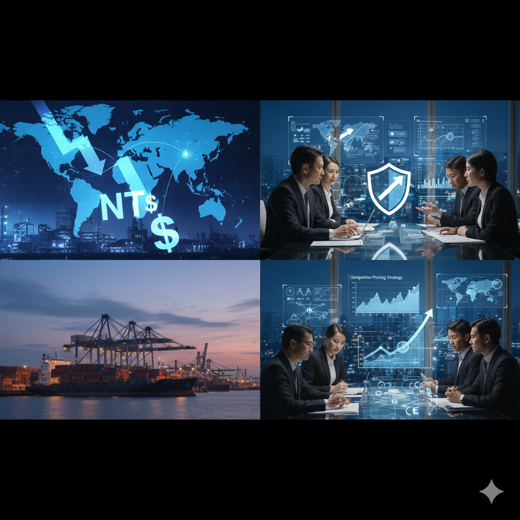 台幣貶值創半年新低：南台灣出口商如何將「匯兌收益」轉化為「國……