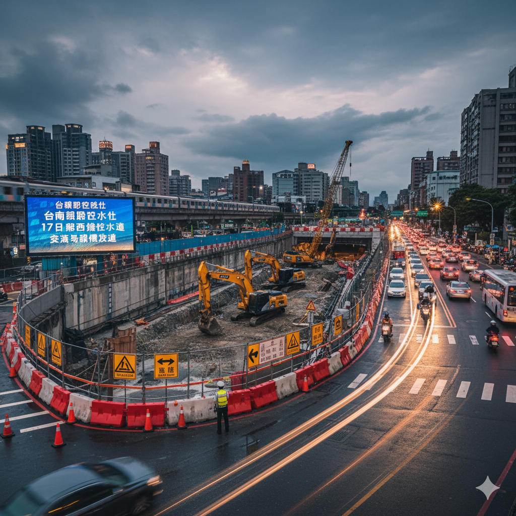 忍受「交通黑暗」，換來「都市光明」？從民族路封閉，看台南「鐵路地下化」的真實價值