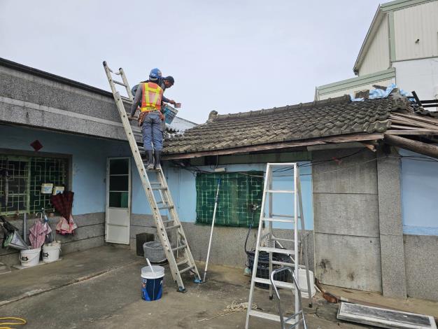 因應鳳凰颱風來襲  市府協助丹娜絲受災戶完成防颱整備