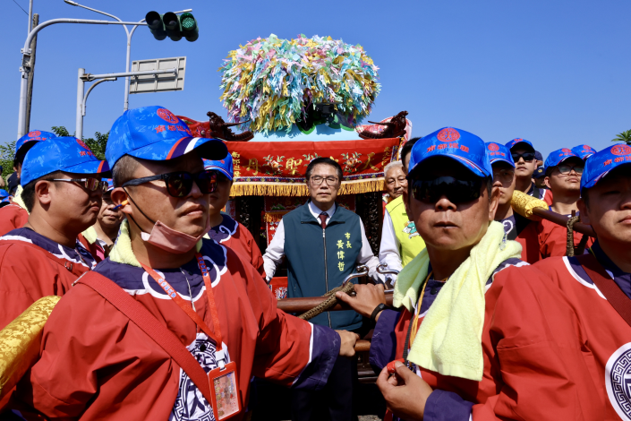 睽違百年再現！北港朝天宮「黑面三媽」主巡台南 黃偉哲：不只是……