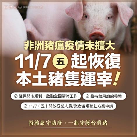 肉品市場恢復豬隻拍賣與屠宰　 市府嚴密防疫守護國人...