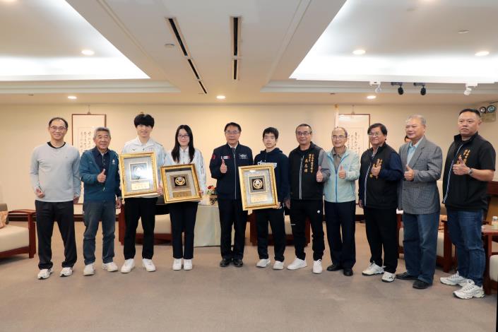 2025達福林匹克運動會台南勇奪1金1銀3銅佳績 黃偉哲表揚嘉勉選手