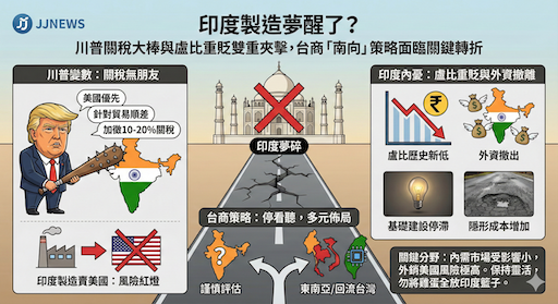 印度製造夢醒了?川普關稅大棒揮向盟友,台商「南向」策略該踩煞……