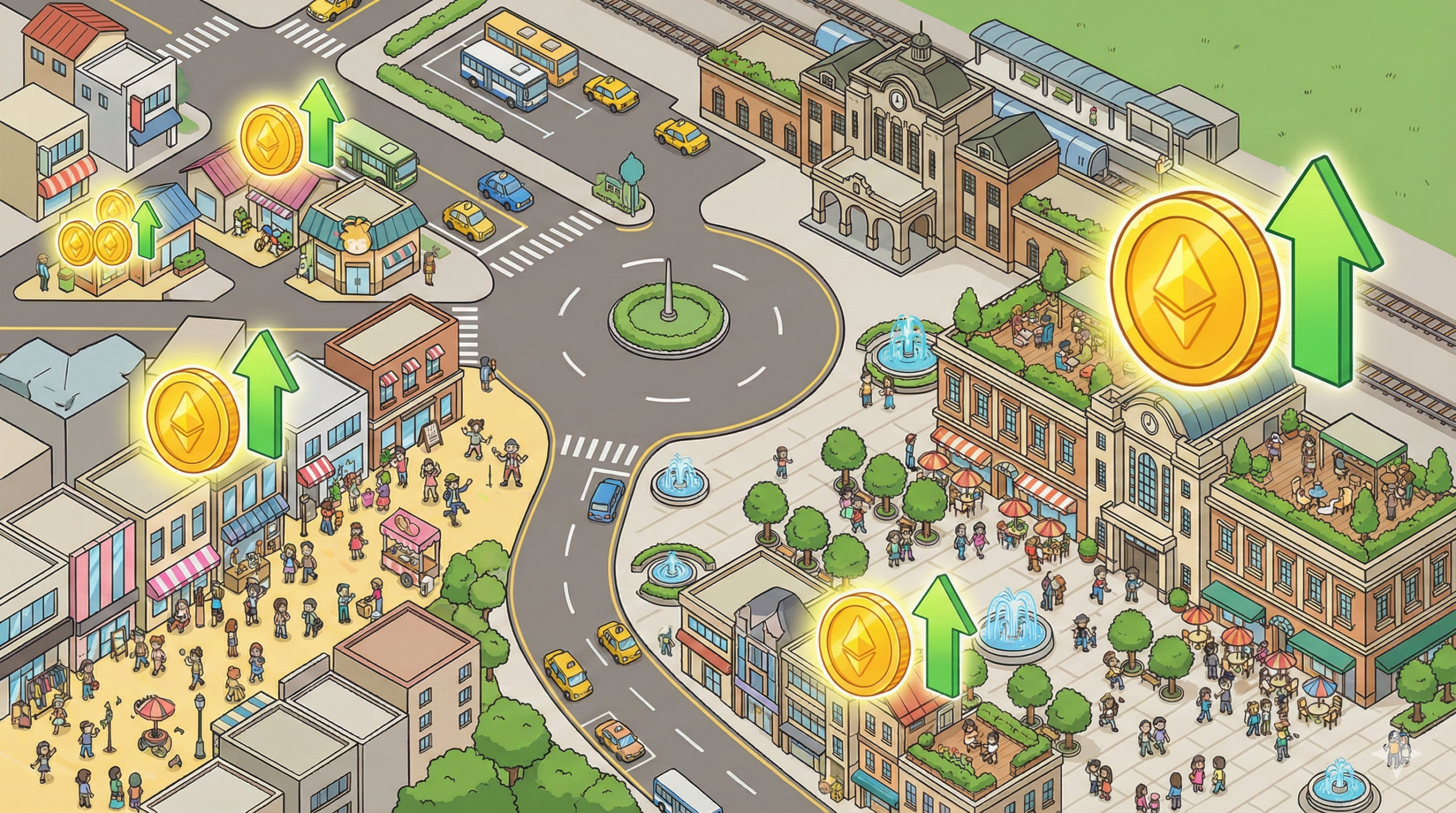 圓環消失後的財富地圖:台南火車站前「U型路網」將如何重塑店面……