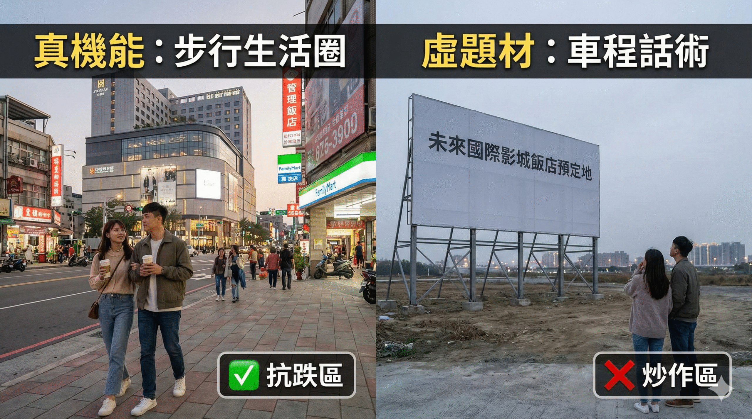 百貨飯店齊發是購屋訊號？台南首購族如何分辨「真機能」與「虛題……