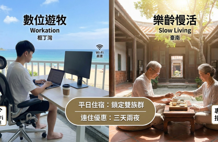 平日住宿優惠的戰略：南台灣民宿與飯店如何鎖定「數位遊牧」與「……