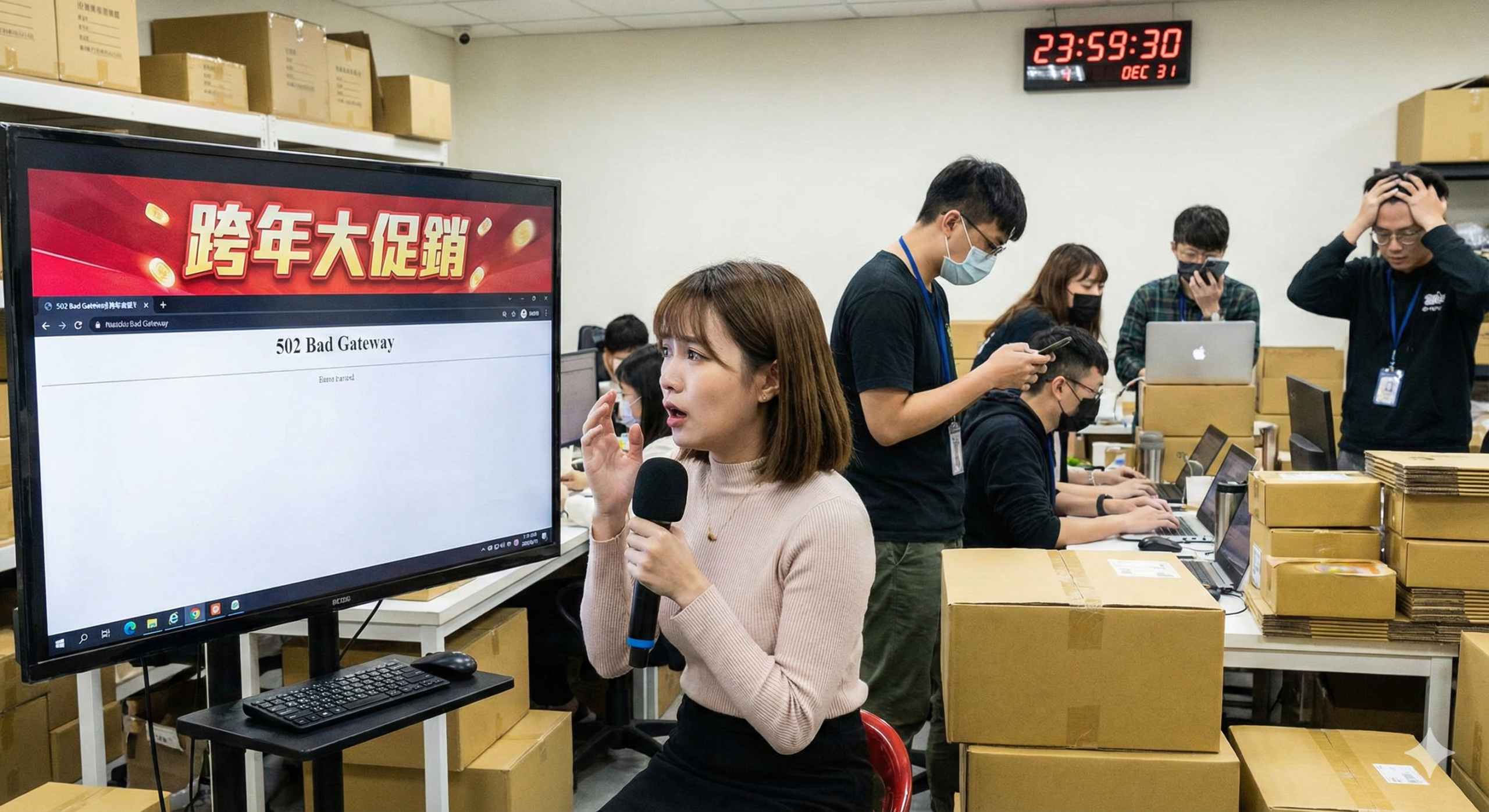 你的網站跨年夜會掛掉嗎？「流量紅利」變「流量災難」的 30 秒驚……