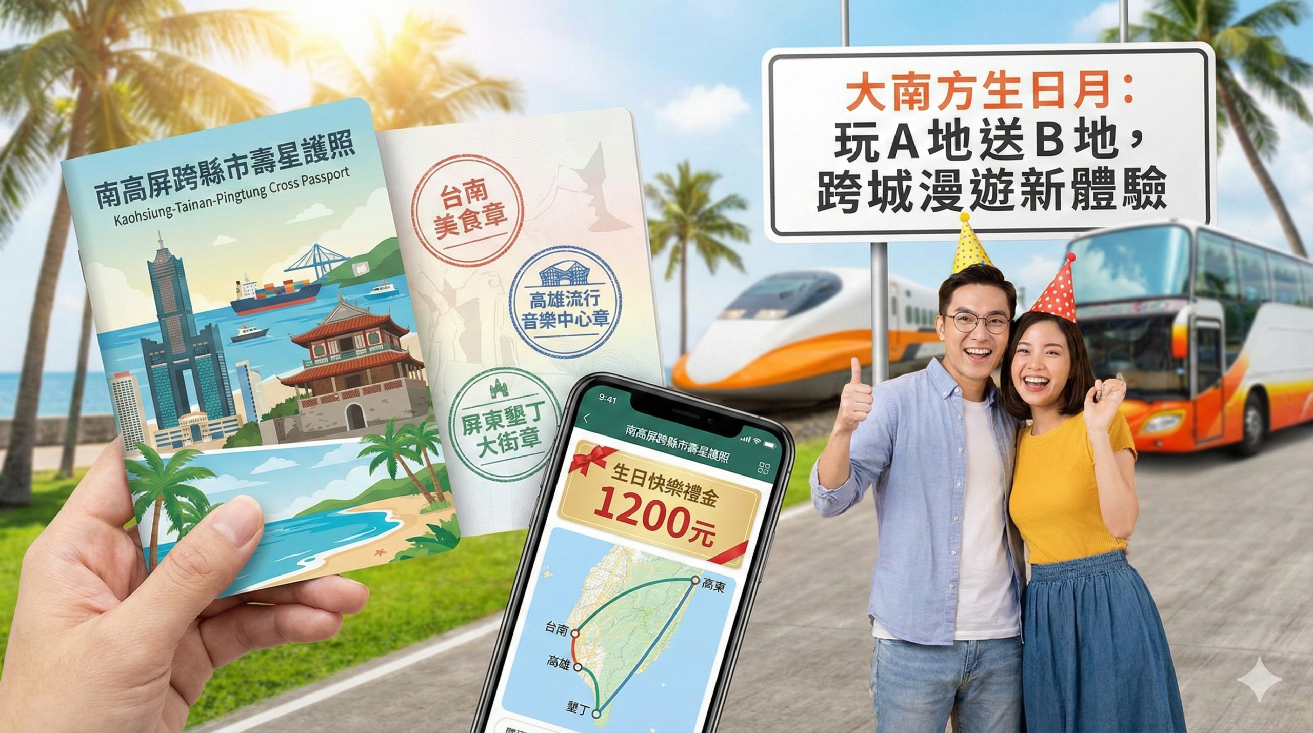 從「住兩晚」看見區域整合：高屏南如何聯手推出「跨縣市壽星護照……