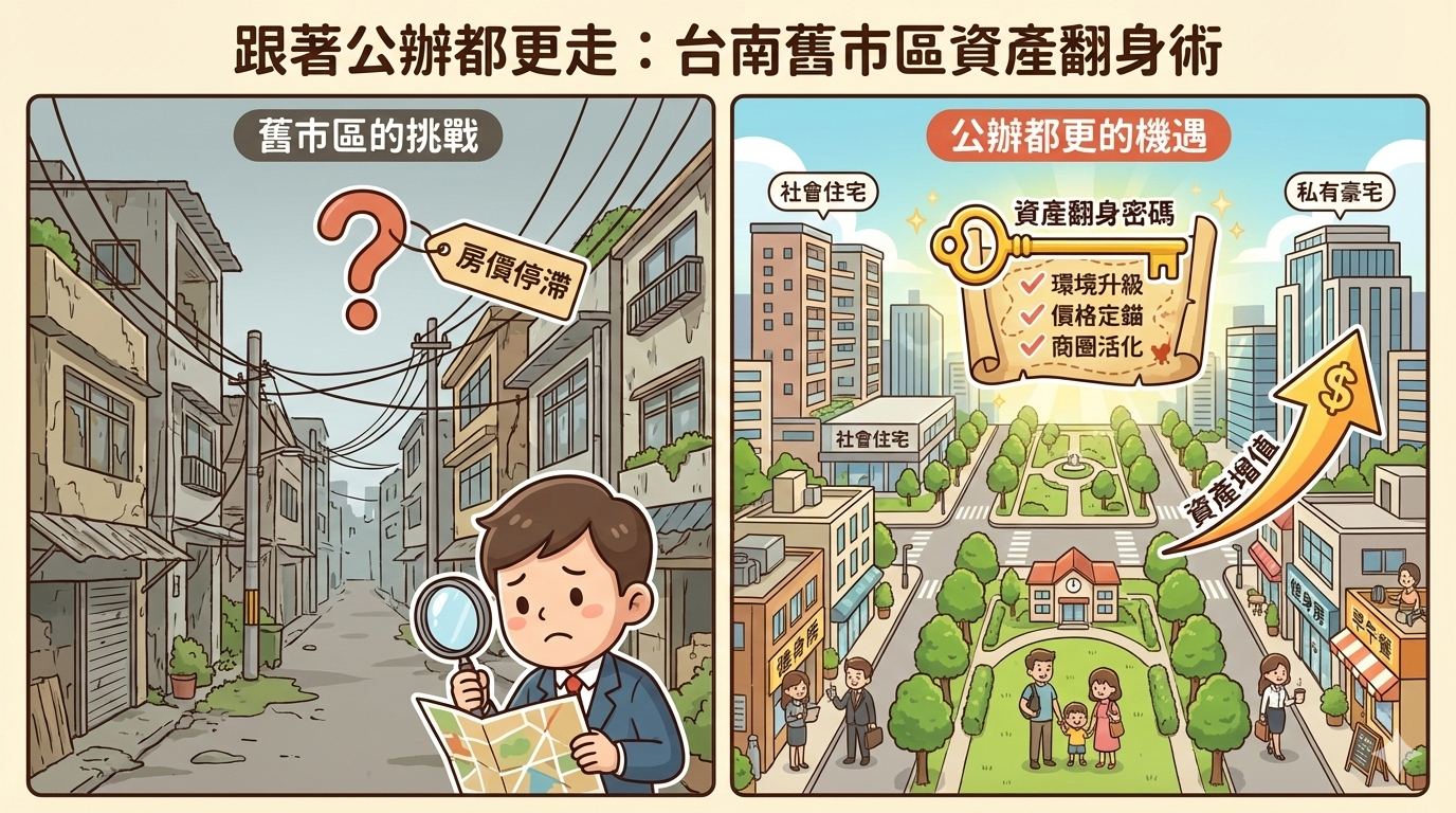 跟著公辦都更走：台南這1,281戶社宅背後，藏著哪些舊市區「資產……
