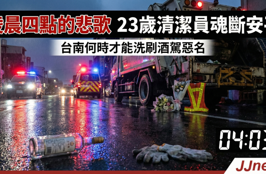 凌晨四點的悲歌 23歲清潔員魂斷安平 台南何時才能...