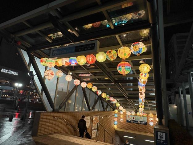 友誼市弘前市點亮台南「友好之燈」 台南情誼與弘前市民溫暖同在