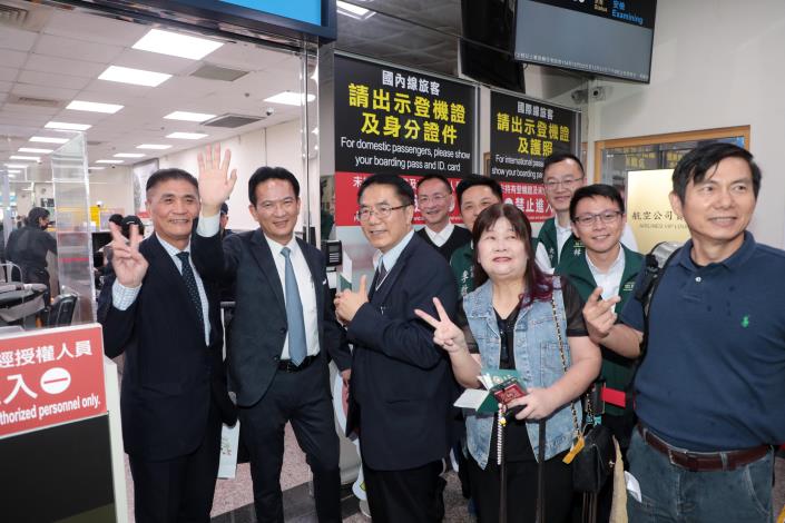 台南直飛日本熊本 今日正式啟航 黃偉哲宣佈台南國際航線再添里程……