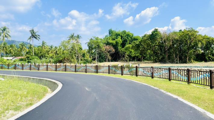 美濃湖排水泰順橋上游水岸營造完工