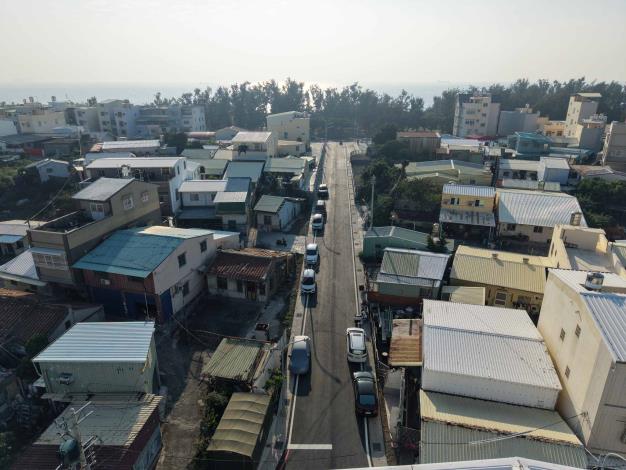 旗津區中洲三路129巷東西向道路通車提升區域道路便利性 強化地方發展