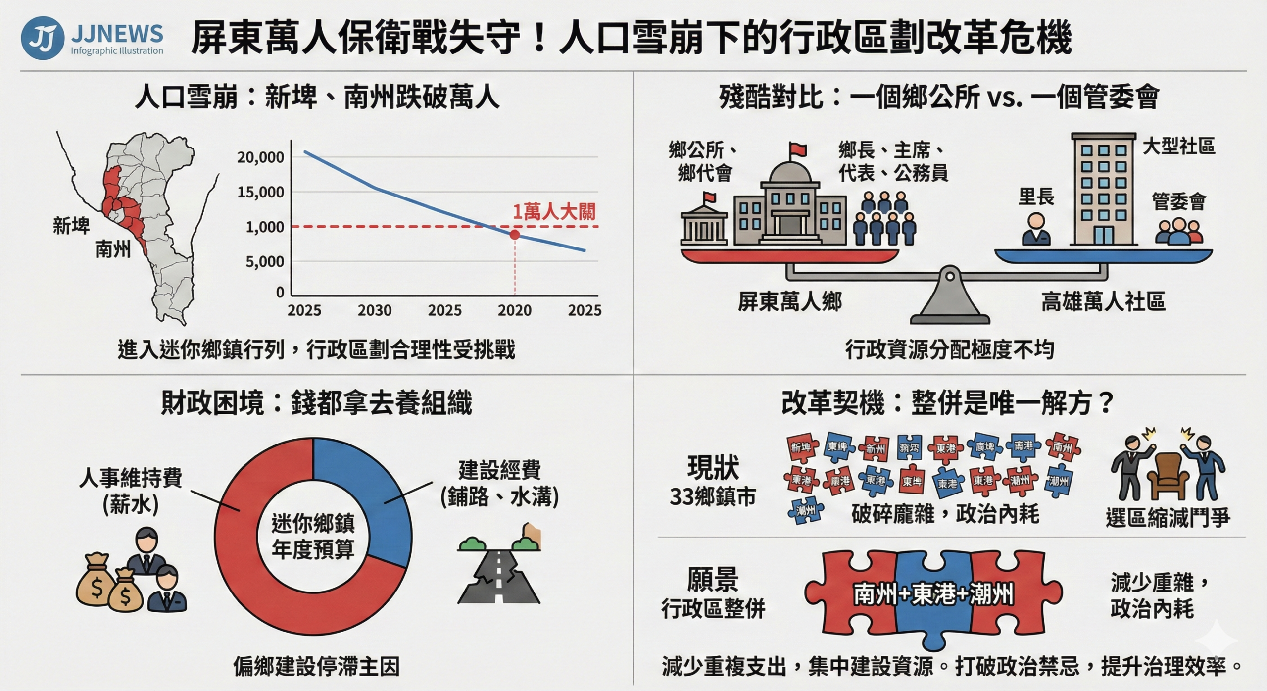 比高雄一個社區還少人！屏東「萬人保衛戰」接連失守，我們還需要……