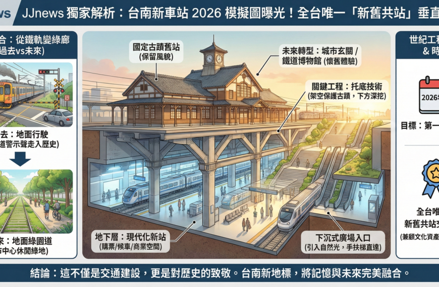 台南新站模擬圖曝光，我們該如何與老記憶道別？