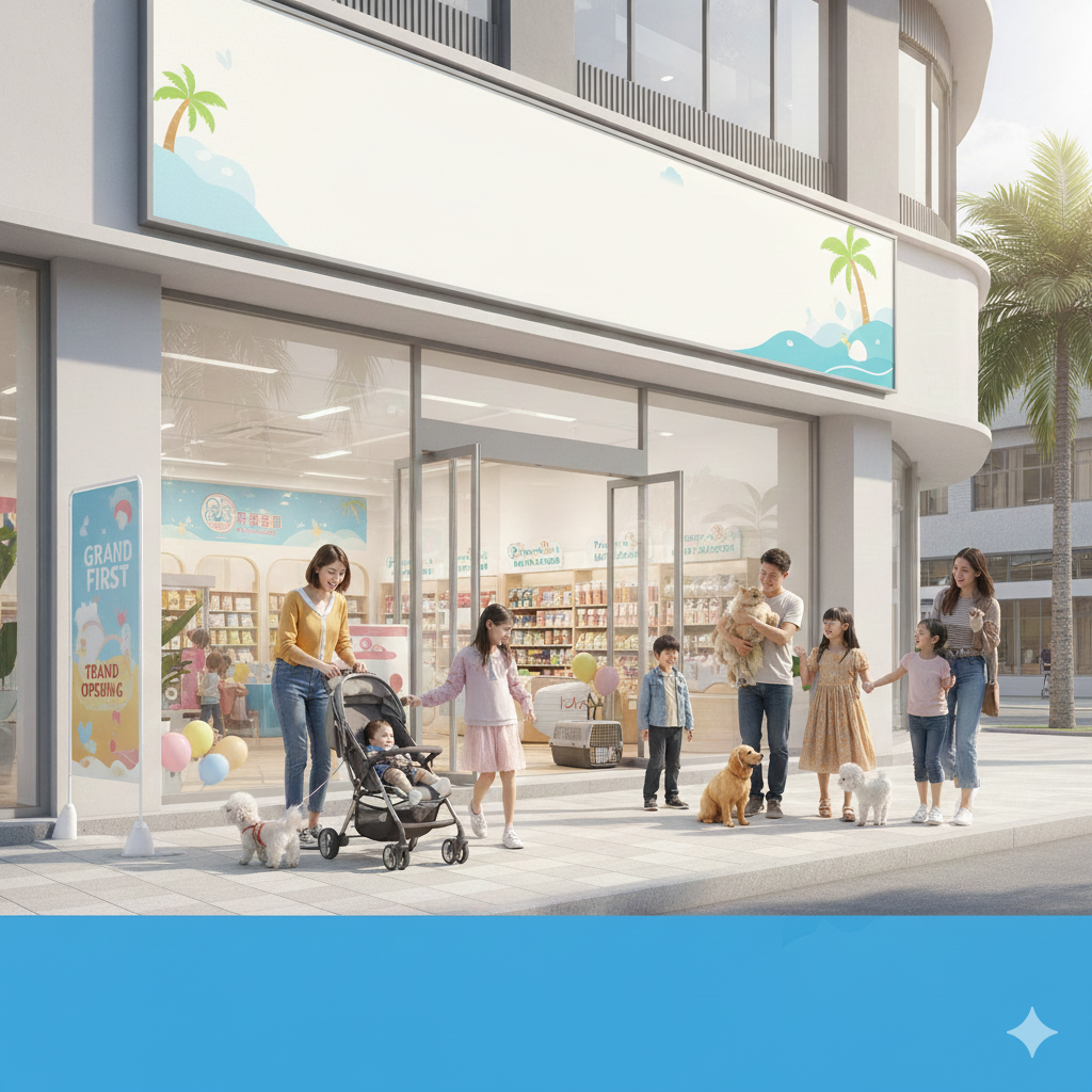 毛孩就是親生子！「母嬰 x 寵物」複合店插旗高雄，看見現代家庭「情感位移」帶動的萬億商機