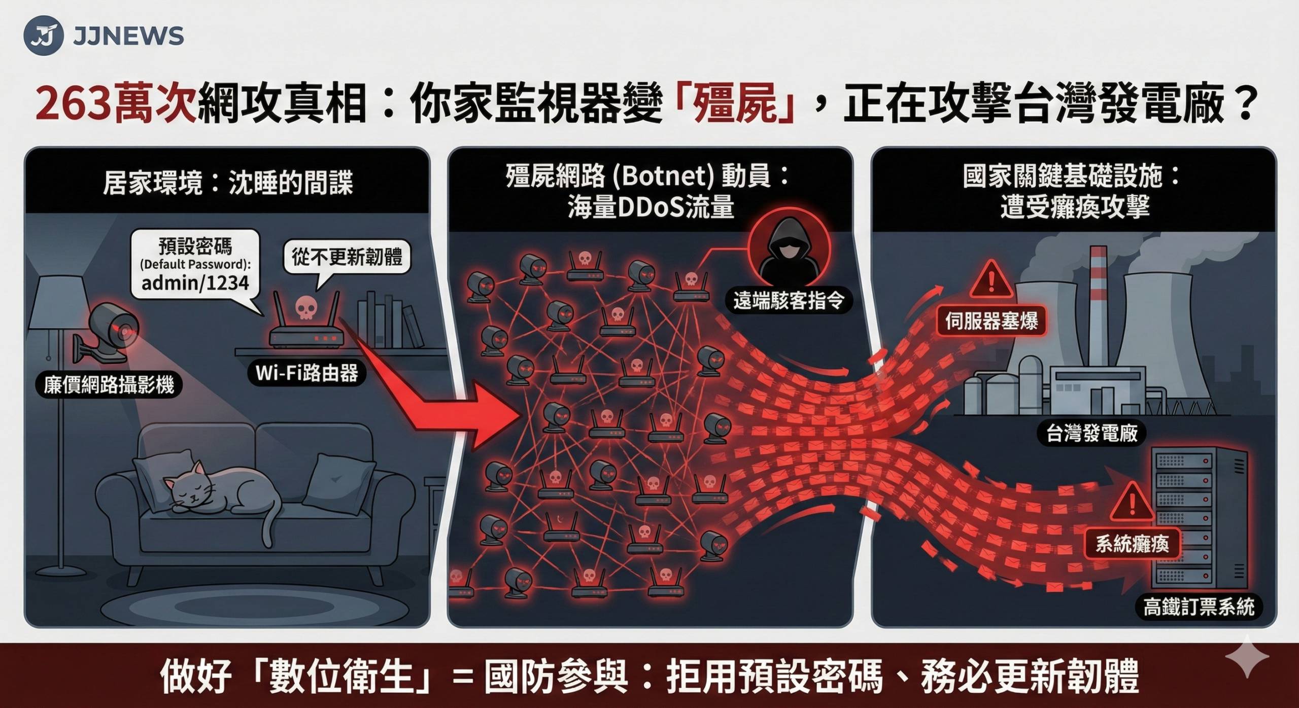 263 萬次網攻的真相：你家的監視器，正在幫中共打台灣的發電廠？