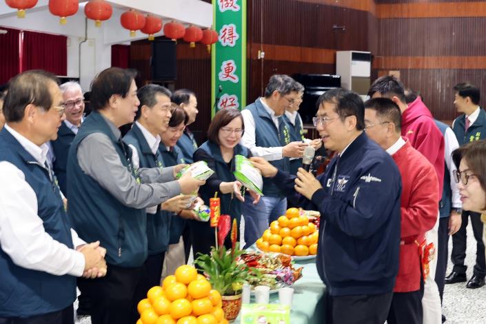 臺南市政府「金馬伍吉」新春團拜