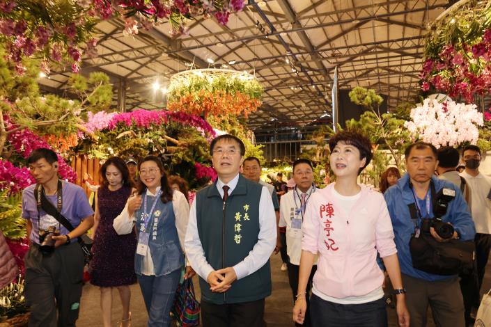 臺灣國際蘭展暨花卉科技展今開園 黃偉哲:只要夠強,世界就會……
