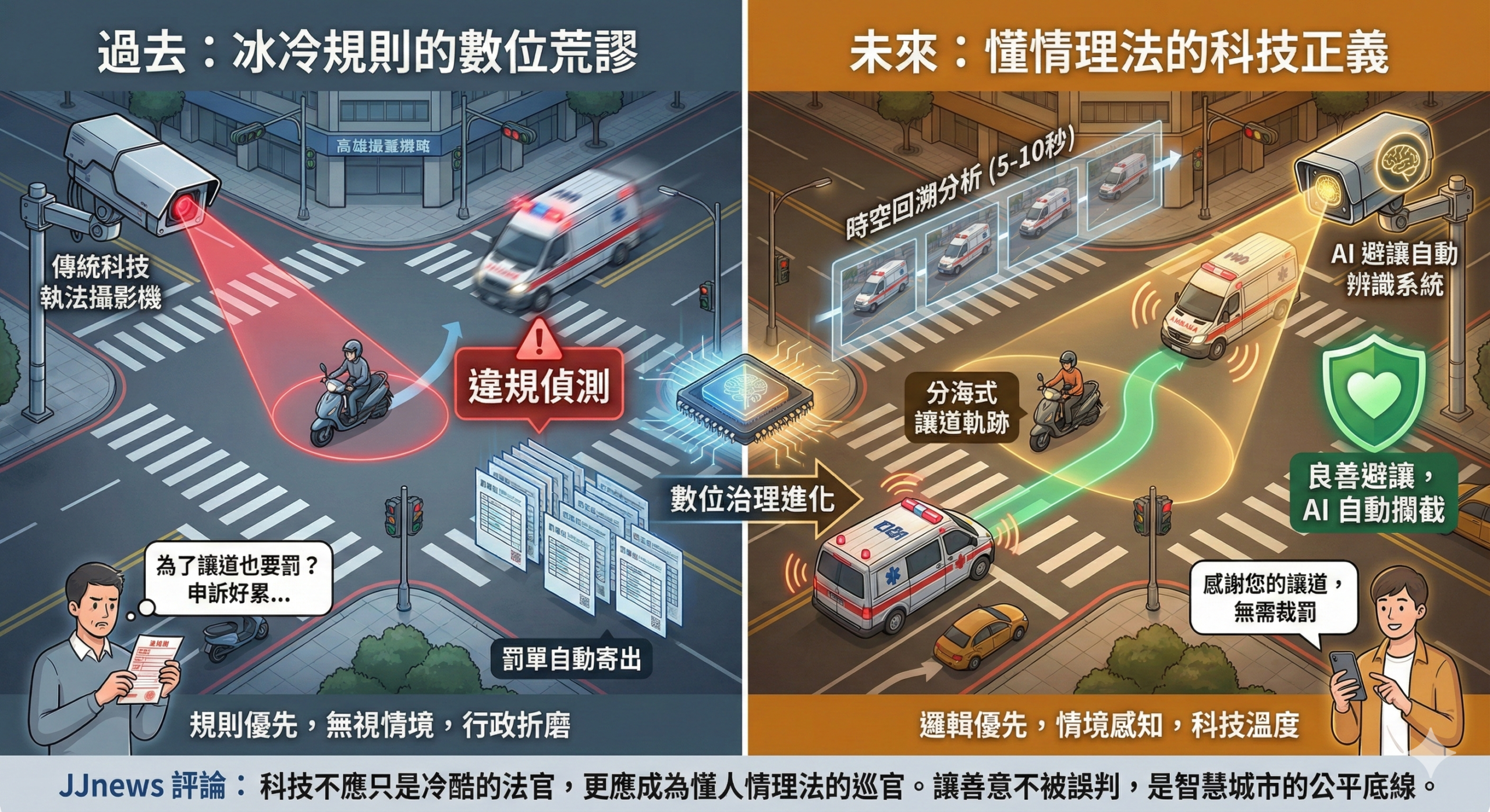 當 AI 學會情理法:高雄 AI 過濾機制,如何終結好人被罰的數位荒……