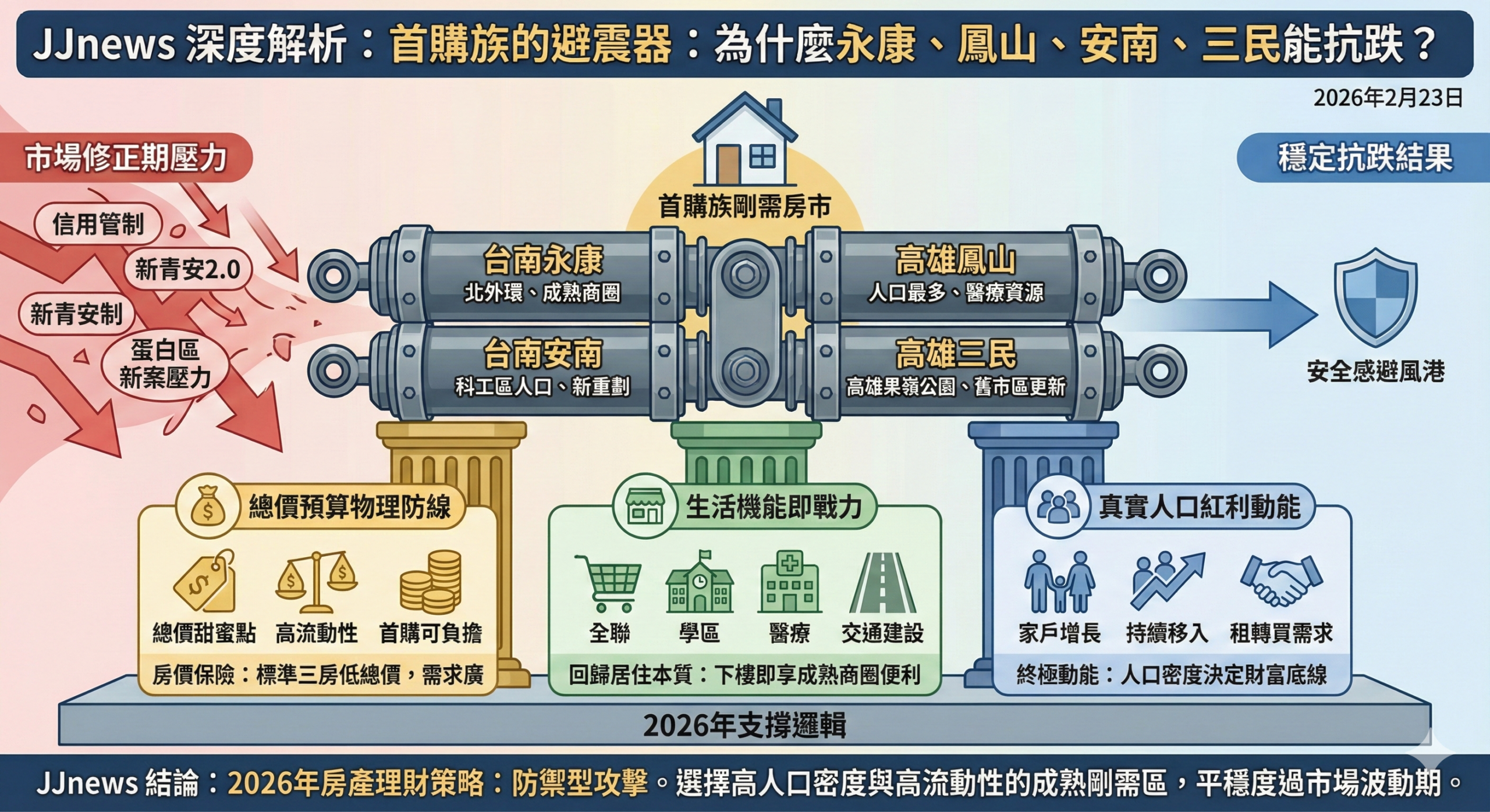 首購族的避震器:為什麼永康、鳳山能抗跌?揭秘南台灣剛需房市在……