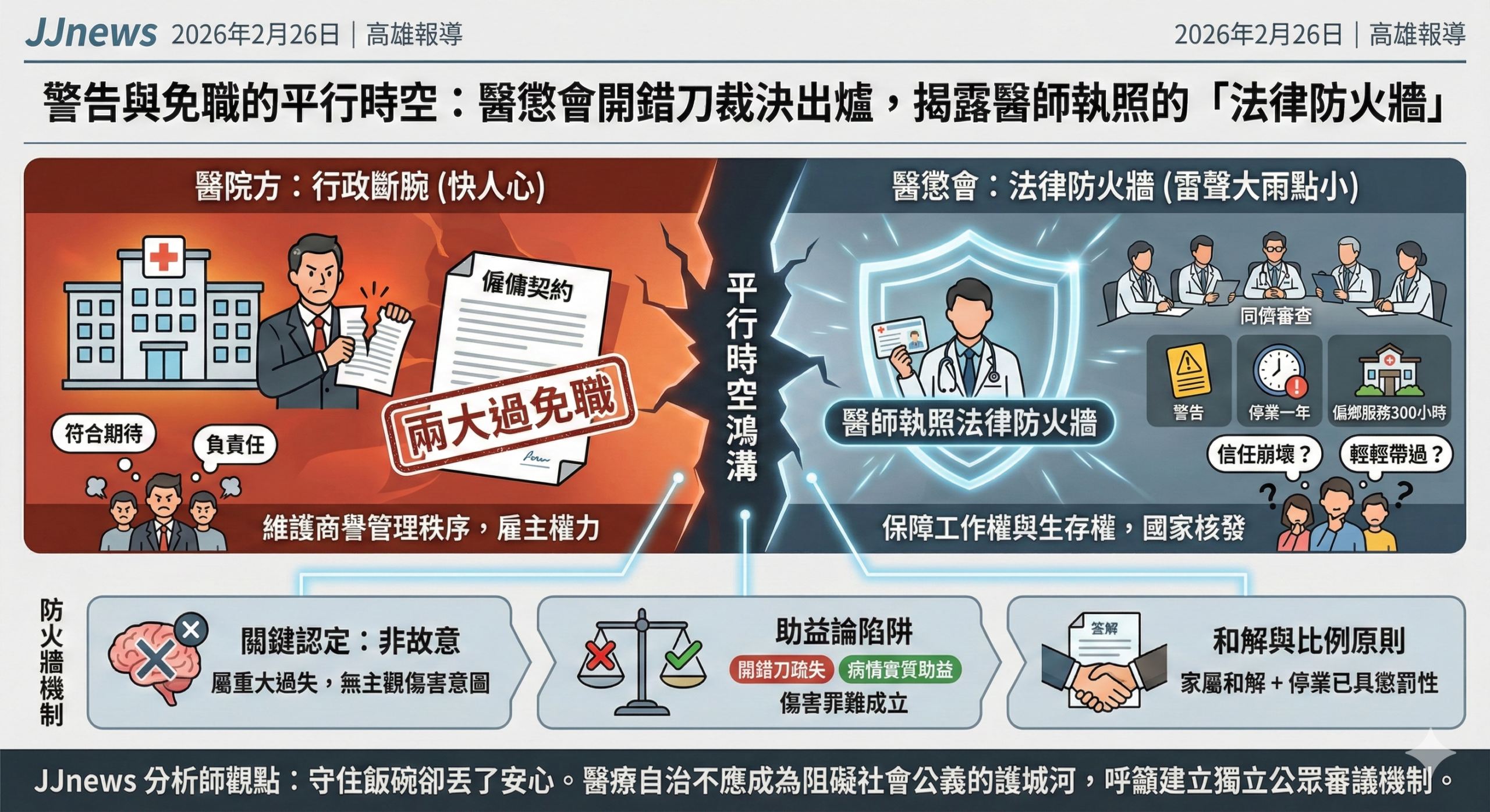 警告與免職的平行時空:醫懲會開錯刀裁決出爐,揭露醫師執照的「……
