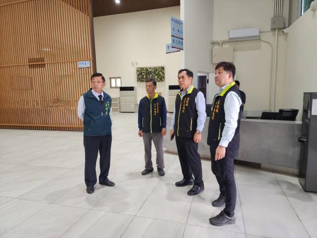 副市長姜淋煌視察南區第一火化場營運情形 期勉同仁秉持同理心精……