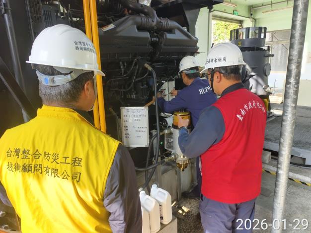 備戰汛期，南市啟動抽水站年度大保養工作