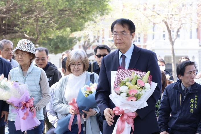 黃偉哲出席湯德章追思會 感謝為臺南的自由民主付出