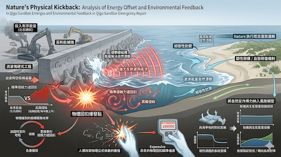 大自然的物理回扣：解析七股沙洲搶修工程中的能量偏移...
