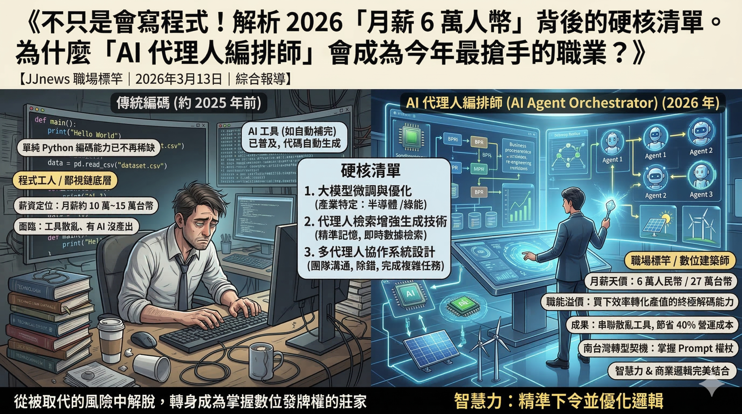 為什麼「AI 代理人編排師」會成為今年最搶手的職業?