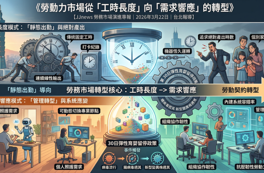 勞動力市場從「工時長度」向「需求響應」的轉型