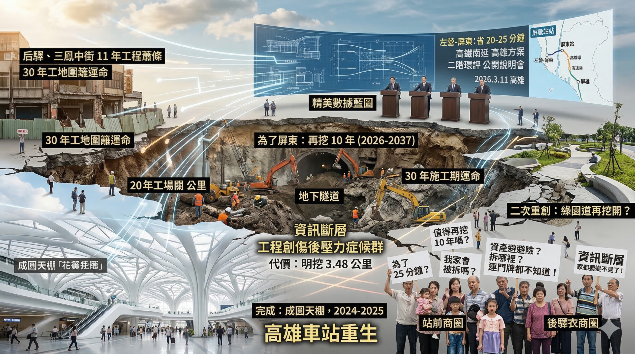 為了 25 分鐘到屏東，值得再挖 10 年嗎？