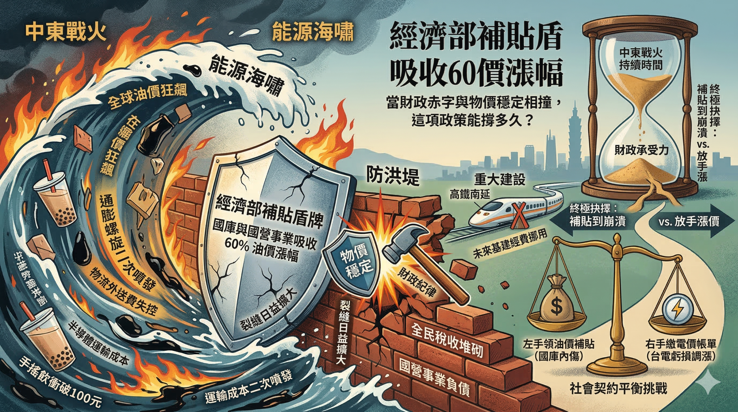 當財政赤字與物價穩定相撞,這項政策能撐多久?