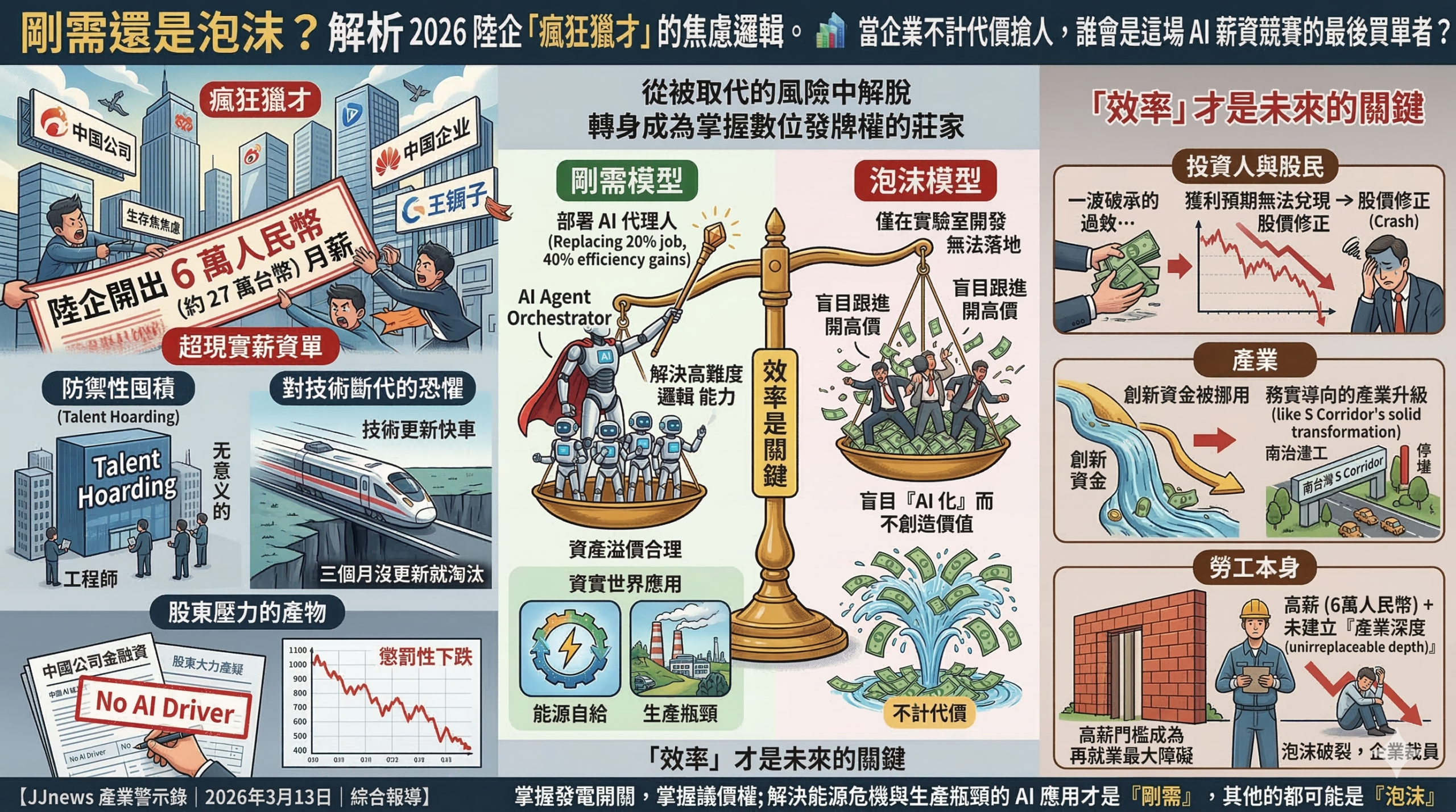 當企業不計代價搶人，誰會是這場 AI 薪資競賽的最後買單者？