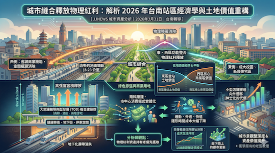 解析 2026 年台南站區經濟學與土地價值重構