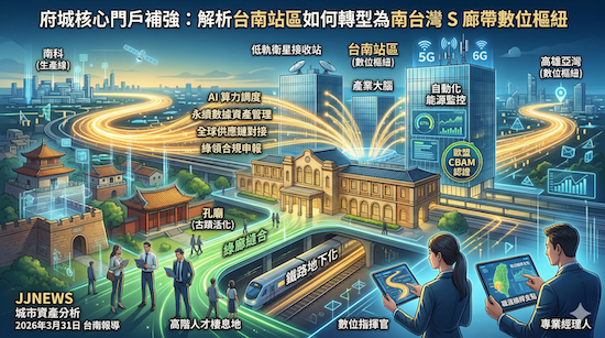 府城核心門戶補強：解析台南站區如何轉型為南台灣 S...