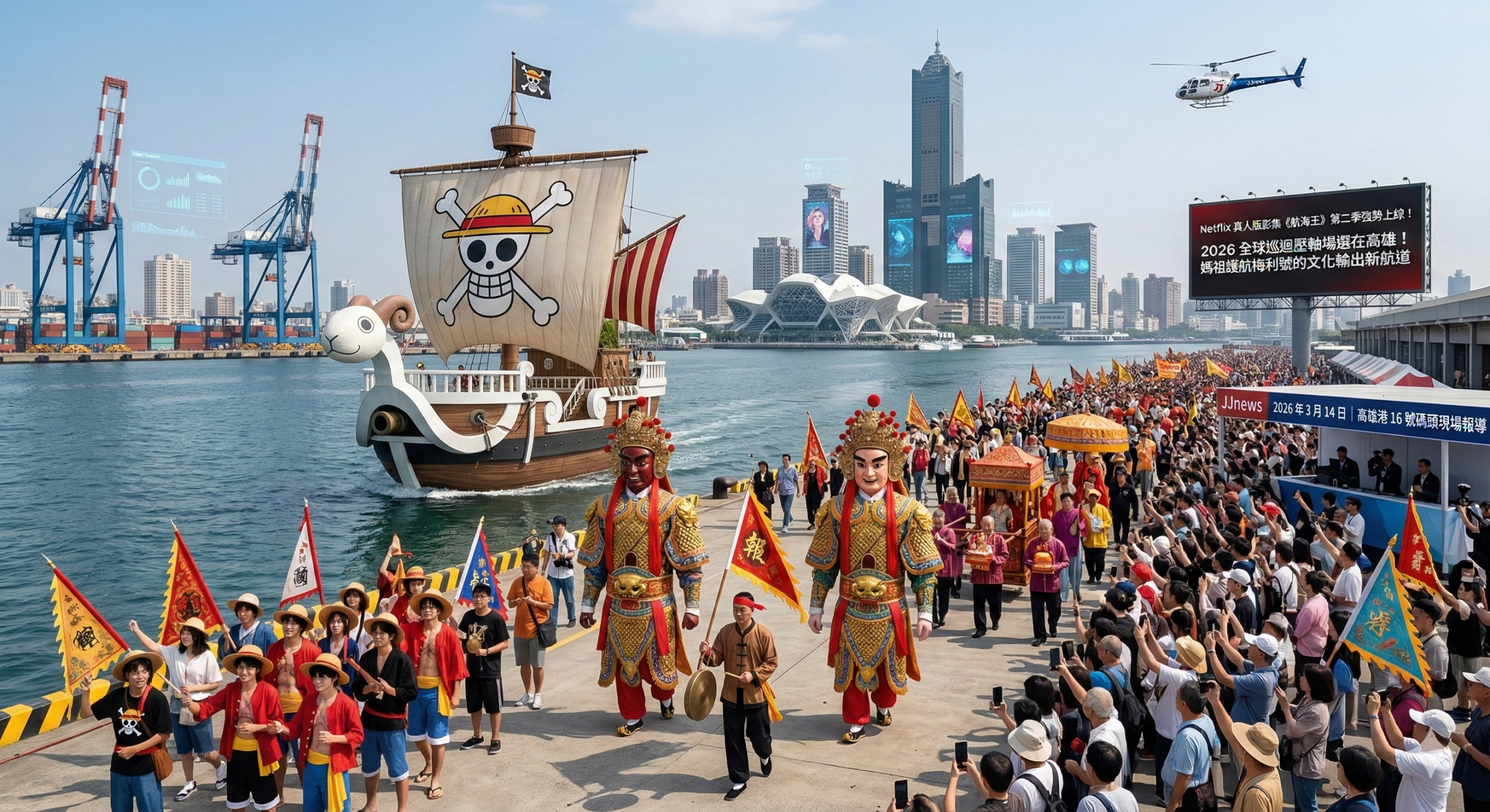 當海賊王遇見海之女神:揭秘 2026 台灣最強跨界合作,媽祖護航梅……