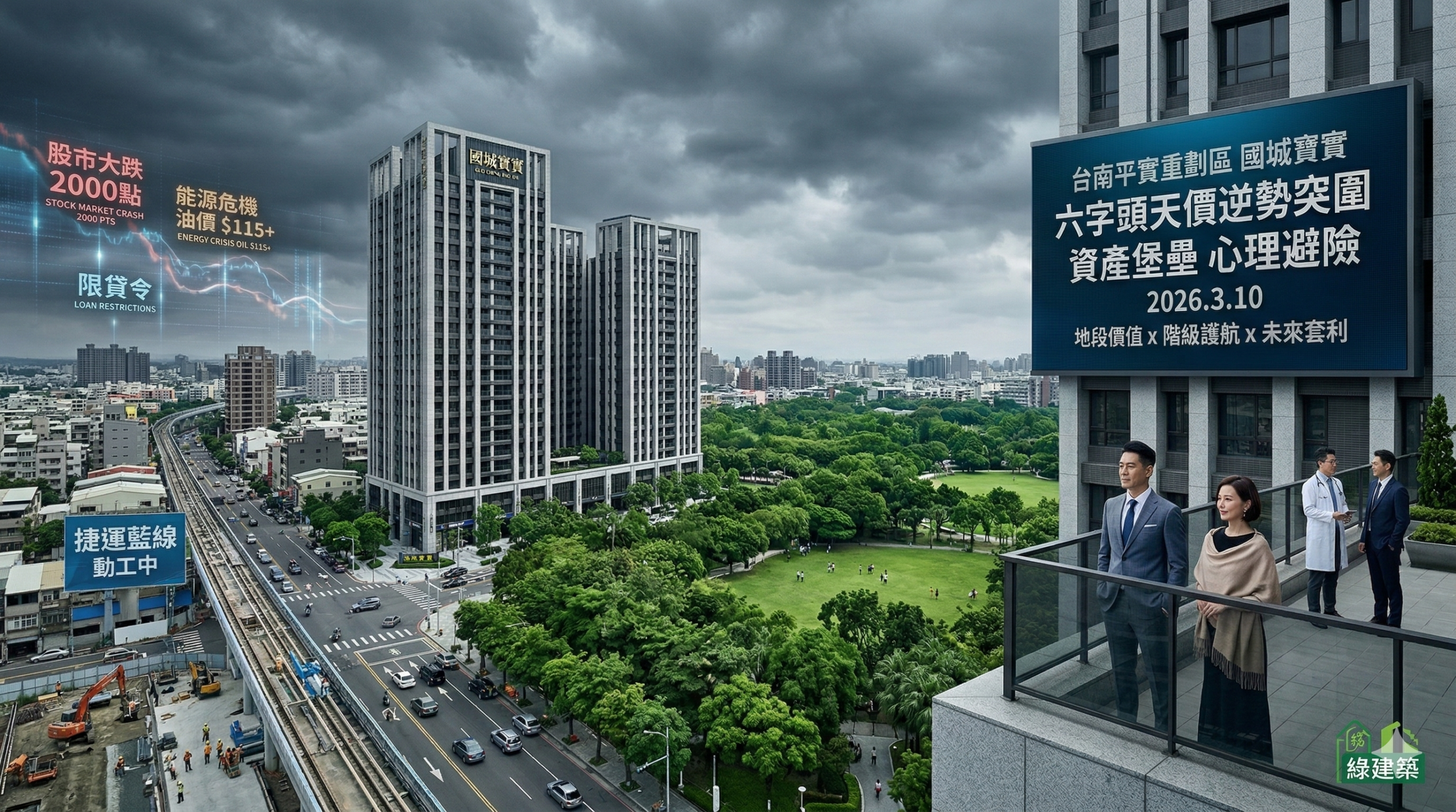 越冷越開花？解析 2026 台南富豪的心理韌性：六字頭預售屋買的是……