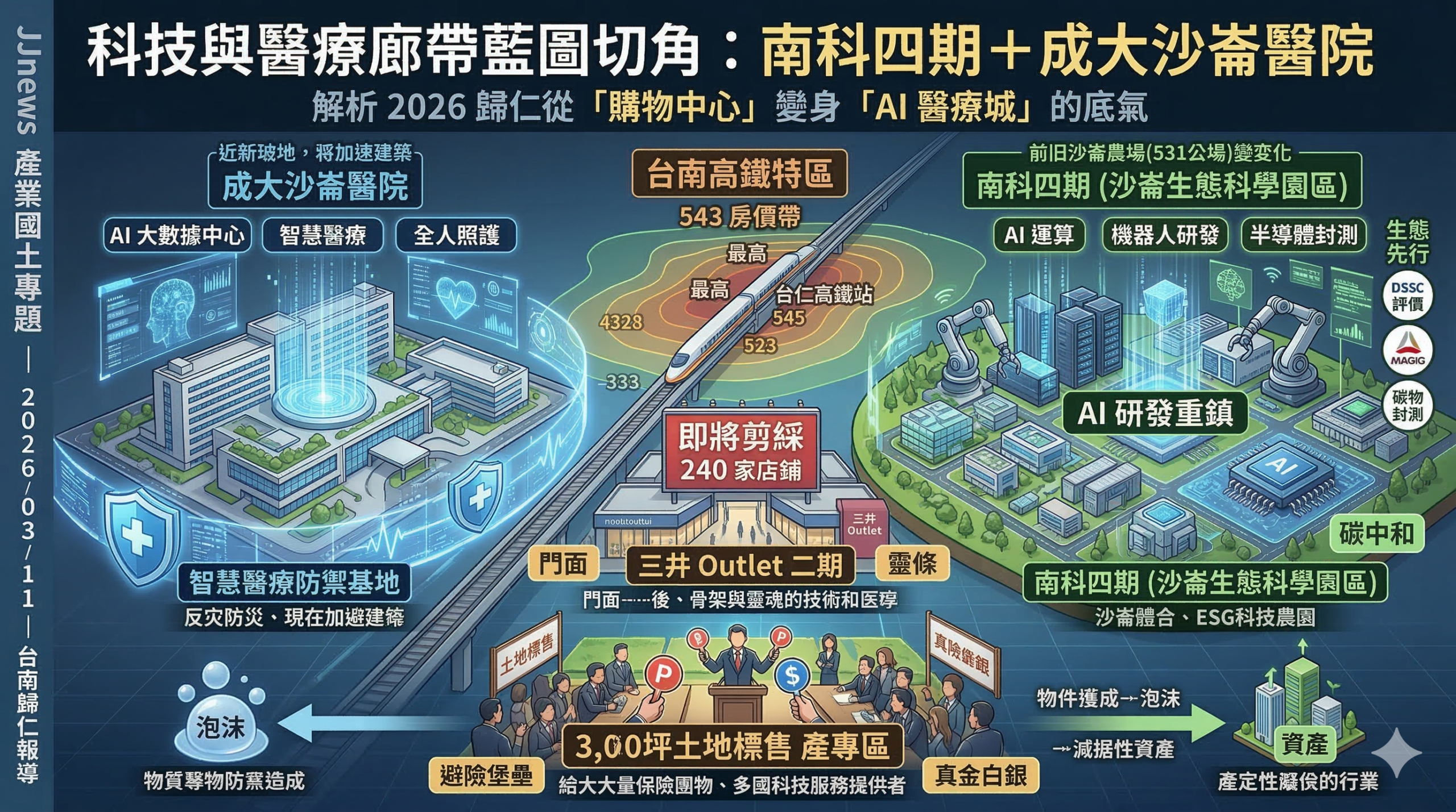 土地標售熱絡背後，誰才是台南高鐵特區的真金白銀？