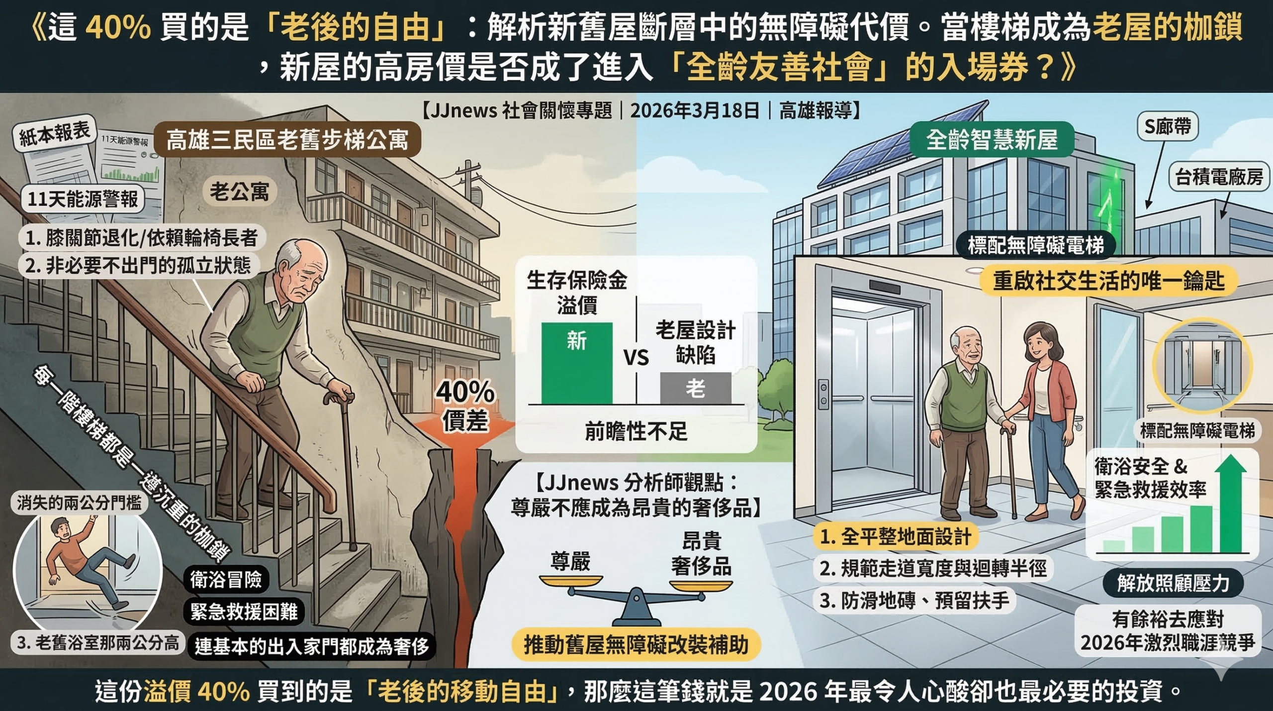 當樓梯成為老屋的枷鎖